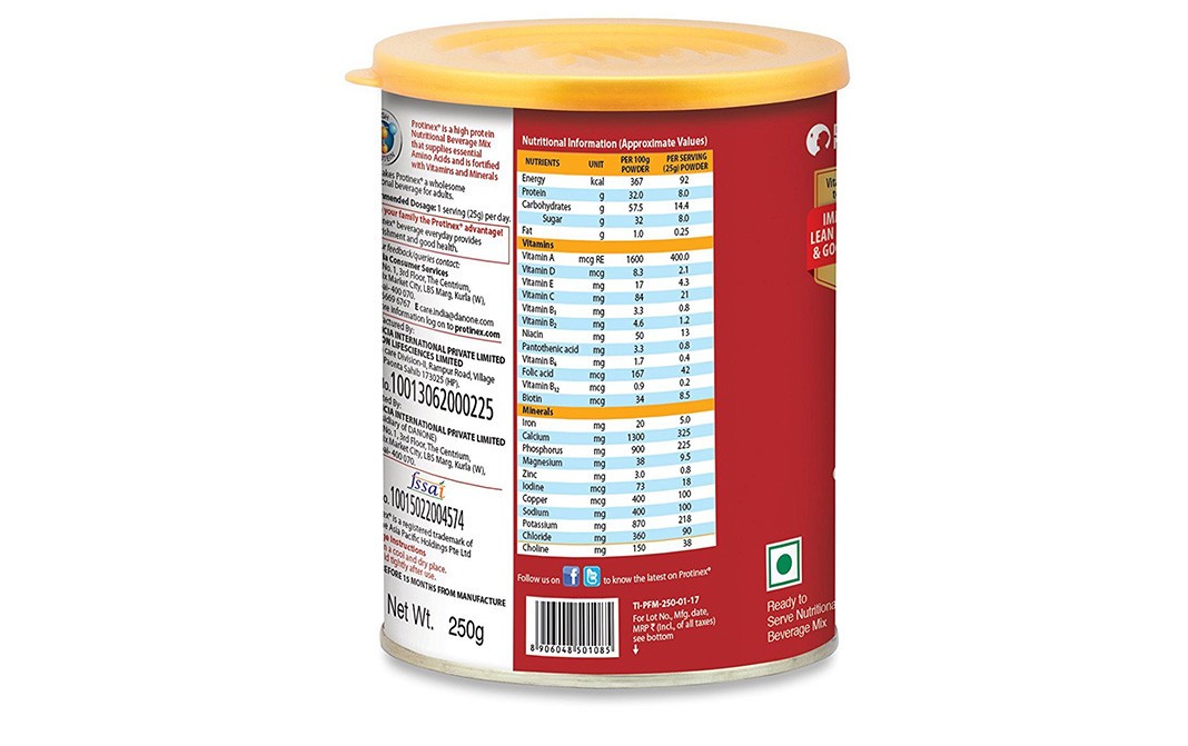 Protinex Fruit Mix Flavour    Tin  250 grams